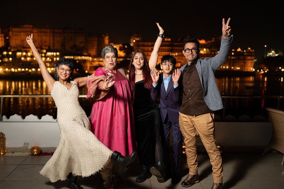 Aamir Khan with family